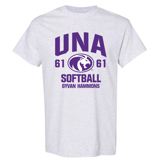 North Alabama - NCAA Softball : Gyvan Hammons - Classic Fashion Shersey T-Shirt-0