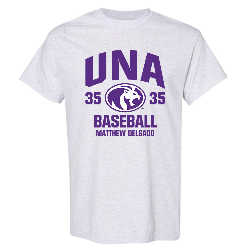 North Alabama - NCAA Baseball : Matthew Delgado - Classic Fashion Shersey T-Shirt-0