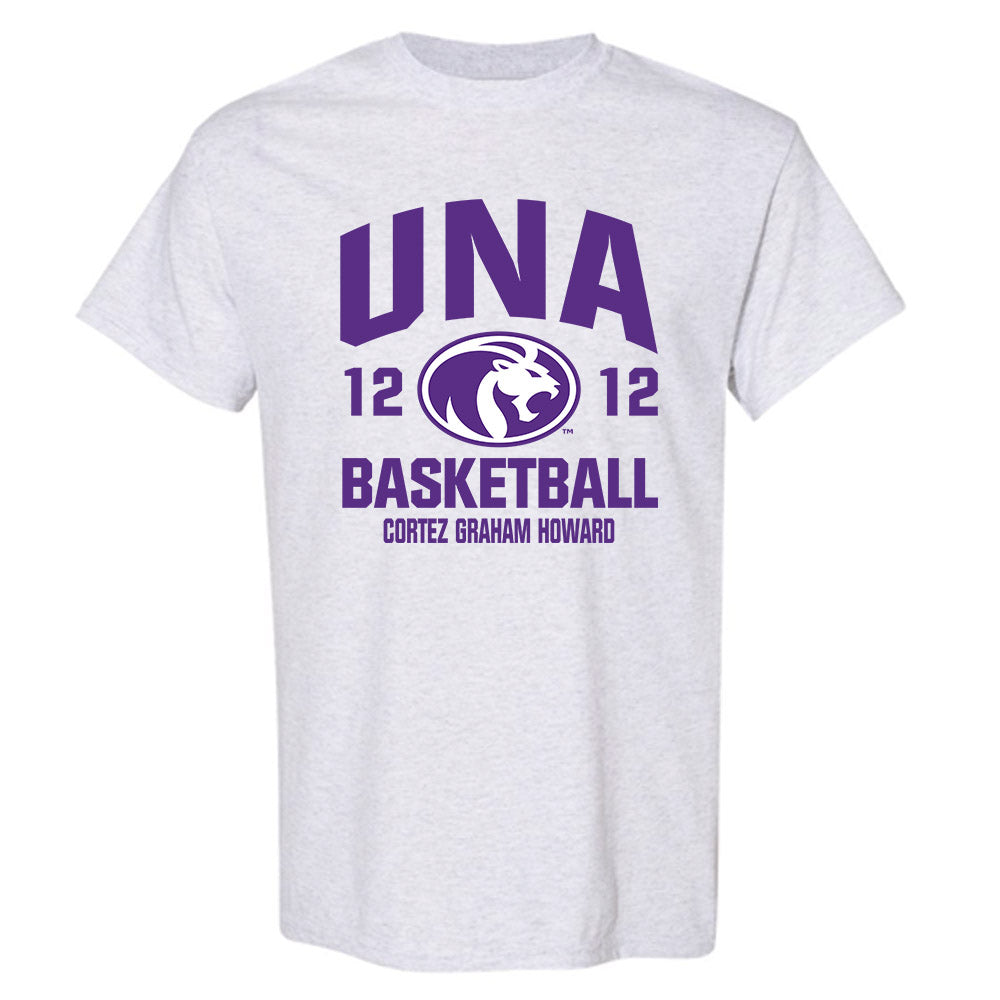 North Alabama - NCAA Men's Basketball : Cortez Graham Howard - Classic Fashion Shersey T-Shirt-0