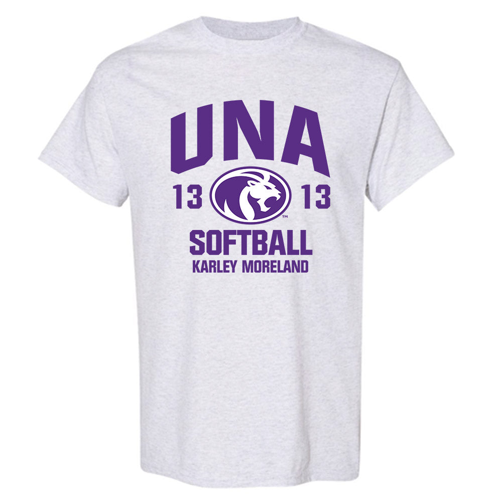 North Alabama - NCAA Softball : Karley Moreland - Classic Fashion Shersey T-Shirt-0