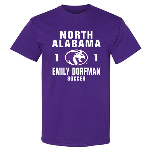North Alabama - NCAA Women's Soccer : Emily Dorfman - Classic Shersey T-Shirt-0