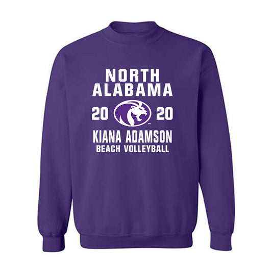 North Alabama - NCAA Beach Volleyball : Kiana Adamson - Classic Shersey Crewneck Sweatshirt-0