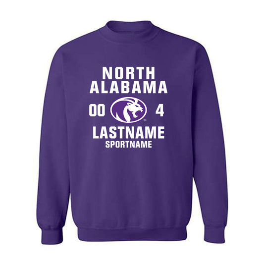 North Alabama - NCAA Men's Basketball : Canin Jefferson - Classic Shersey Crewneck Sweatshirt-0
