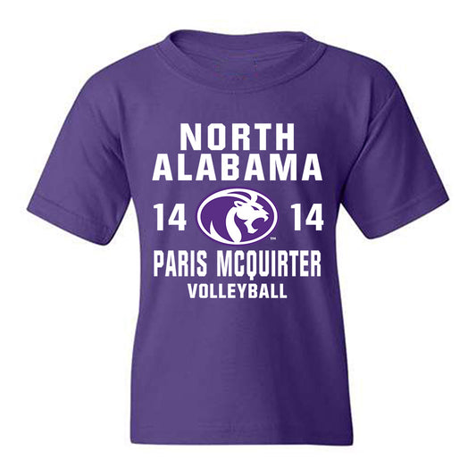 North Alabama - NCAA Women's Volleyball : Paris McQuirter - Classic Shersey Youth T-Shirt-0