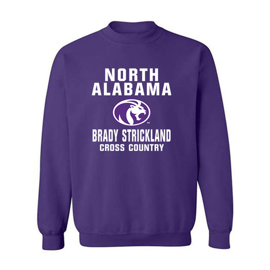 North Alabama - NCAA Men's Cross Country : Brady Strickland - Classic Shersey Crewneck Sweatshirt-0