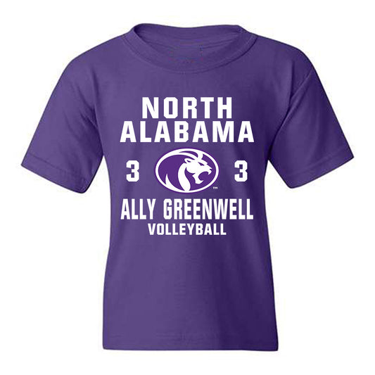 North Alabama - NCAA Women's Volleyball : Ally Greenwell - Classic Shersey Youth T-Shirt-0