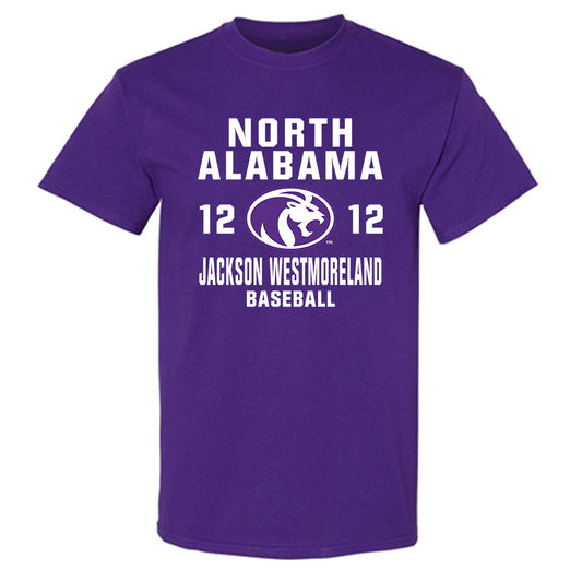 North Alabama - NCAA Baseball : Jackson Westmoreland - Classic Shersey T-Shirt-0