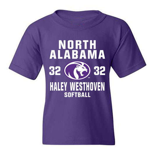 North Alabama - NCAA Softball : Haley Westhoven - Classic Shersey Youth T-Shirt-0