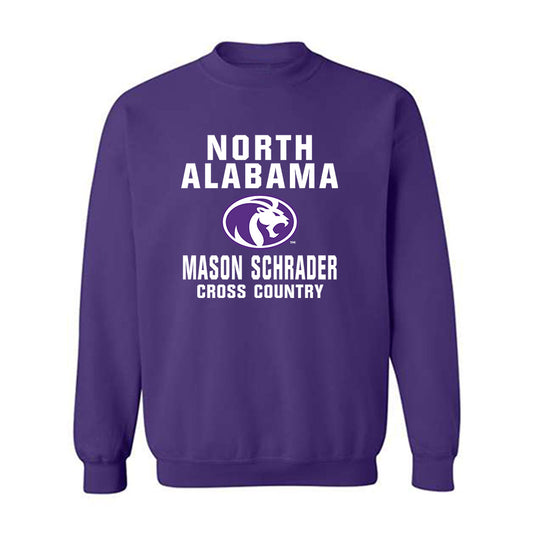 North Alabama - NCAA Men's Cross Country : Mason Schrader - Classic Shersey Crewneck Sweatshirt