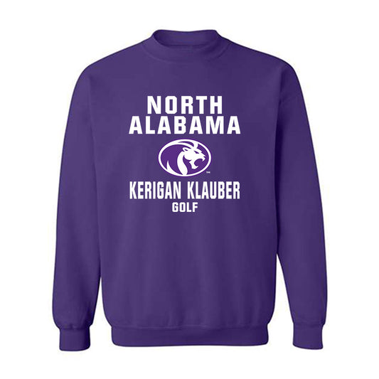 North Alabama - NCAA Women's Golf : Kerigan Klauber - Classic Shersey Crewneck Sweatshirt-0