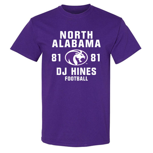 North Alabama - NCAA Football : Dj Hines - Classic Shersey T-Shirt-0