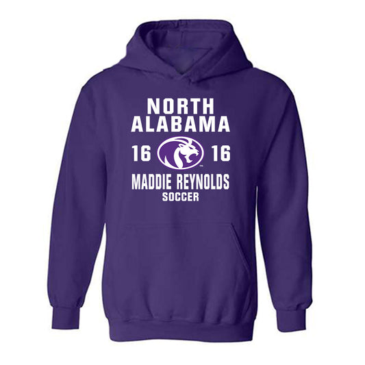 North Alabama - NCAA Women's Soccer : Maddie Reynolds - Classic Shersey Hooded Sweatshirt-0