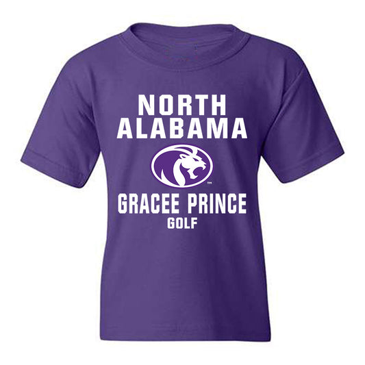 North Alabama - NCAA Women's Golf : Gracee Prince - Classic Shersey Youth T-Shirt-0
