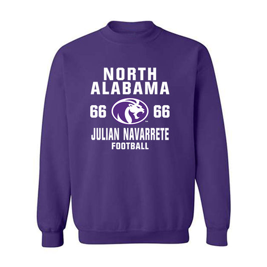 North Alabama - NCAA Football : Julian Navarrete - Classic Shersey Crewneck Sweatshirt-0