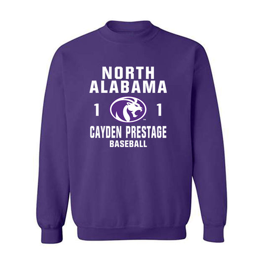 North Alabama - NCAA Baseball : Cayden Prestage - Classic Shersey Crewneck Sweatshirt-0
