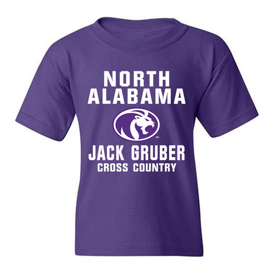 North Alabama - NCAA Men's Cross Country : Jack Gruber - Classic Shersey Youth T-Shirt-0