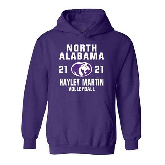 North Alabama - NCAA Women's Volleyball : Hayley Martin - Classic Shersey Hooded Sweatshirt-0