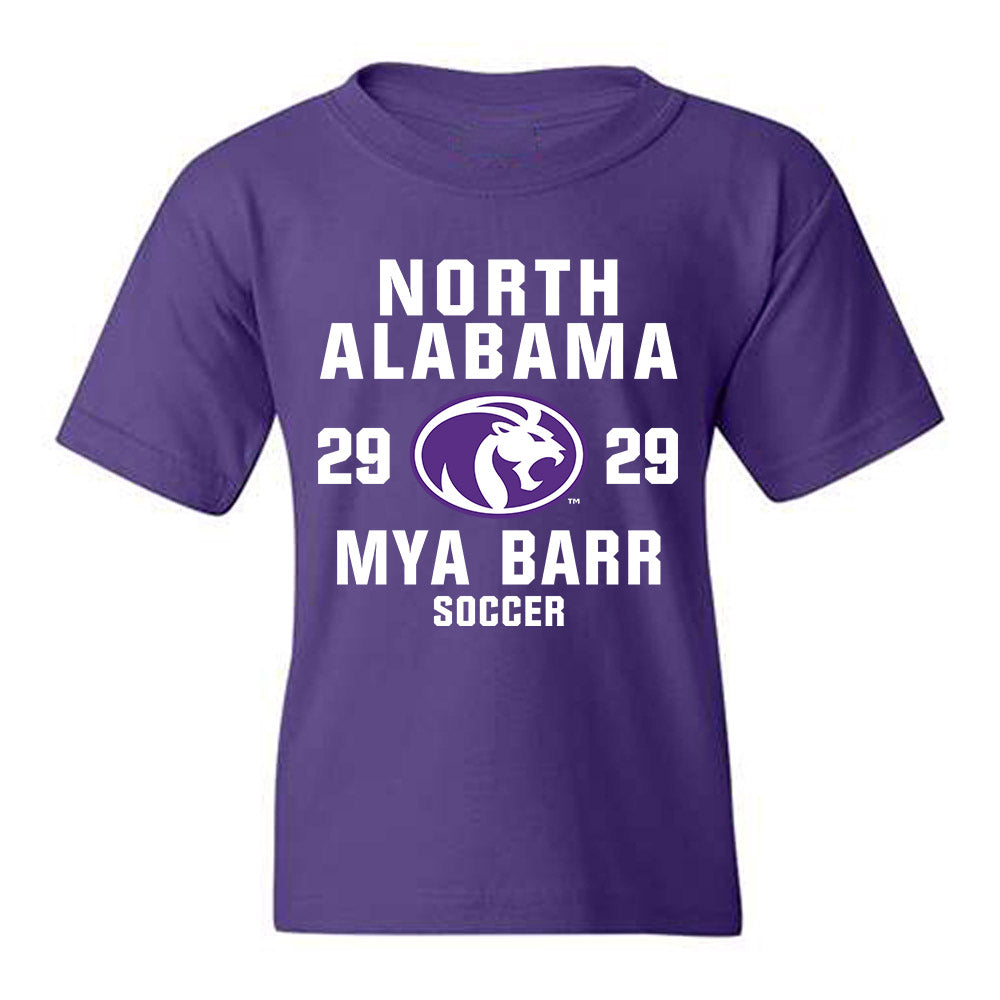 North Alabama - NCAA Women's Soccer : mya barr - Classic Shersey Youth T-Shirt-0