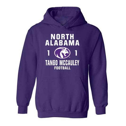North Alabama - NCAA Football : Tango McCauley - Classic Shersey Hooded Sweatshirt-0