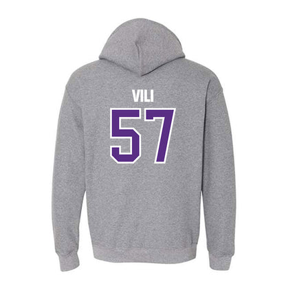 North Alabama - NCAA Football : Fred Vili - Classic Shersey Hooded Sweatshirt-1