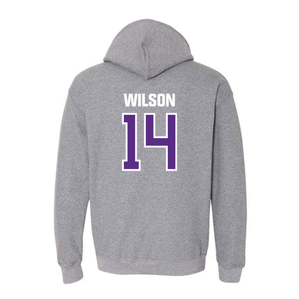North Alabama - NCAA Baseball : Alex Wilson - Classic Shersey Hooded Sweatshirt-1