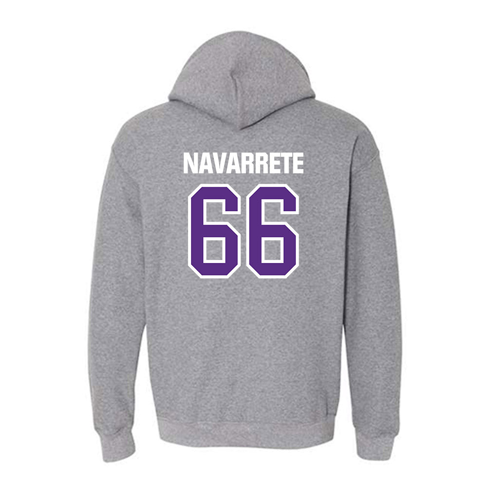 North Alabama - NCAA Football : Julian Navarrete - Classic Shersey Hooded Sweatshirt-1