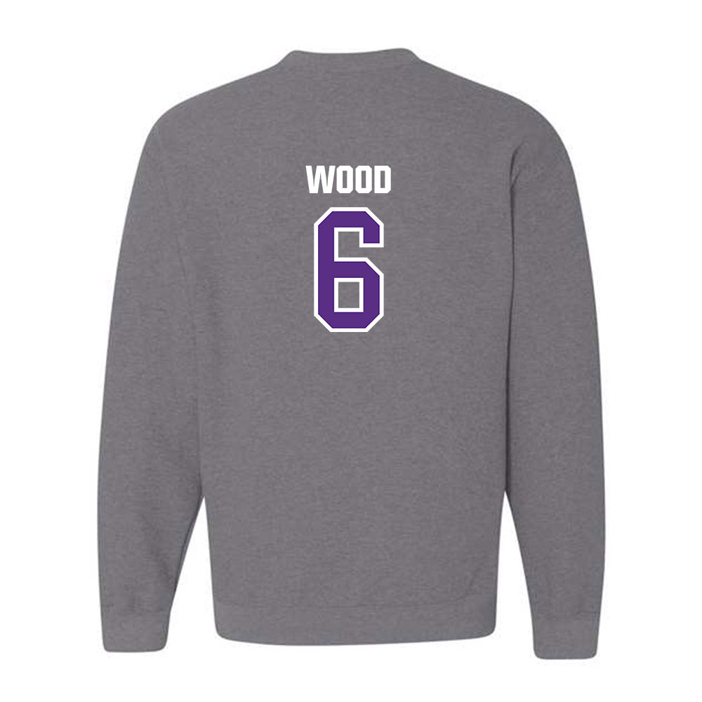 North Alabama - NCAA Football : John Austin Wood - Classic Shersey Crewneck Sweatshirt-1