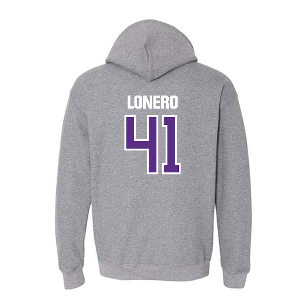 North Alabama - NCAA Baseball : Gio LoNero - Classic Shersey Hooded Sweatshirt-1
