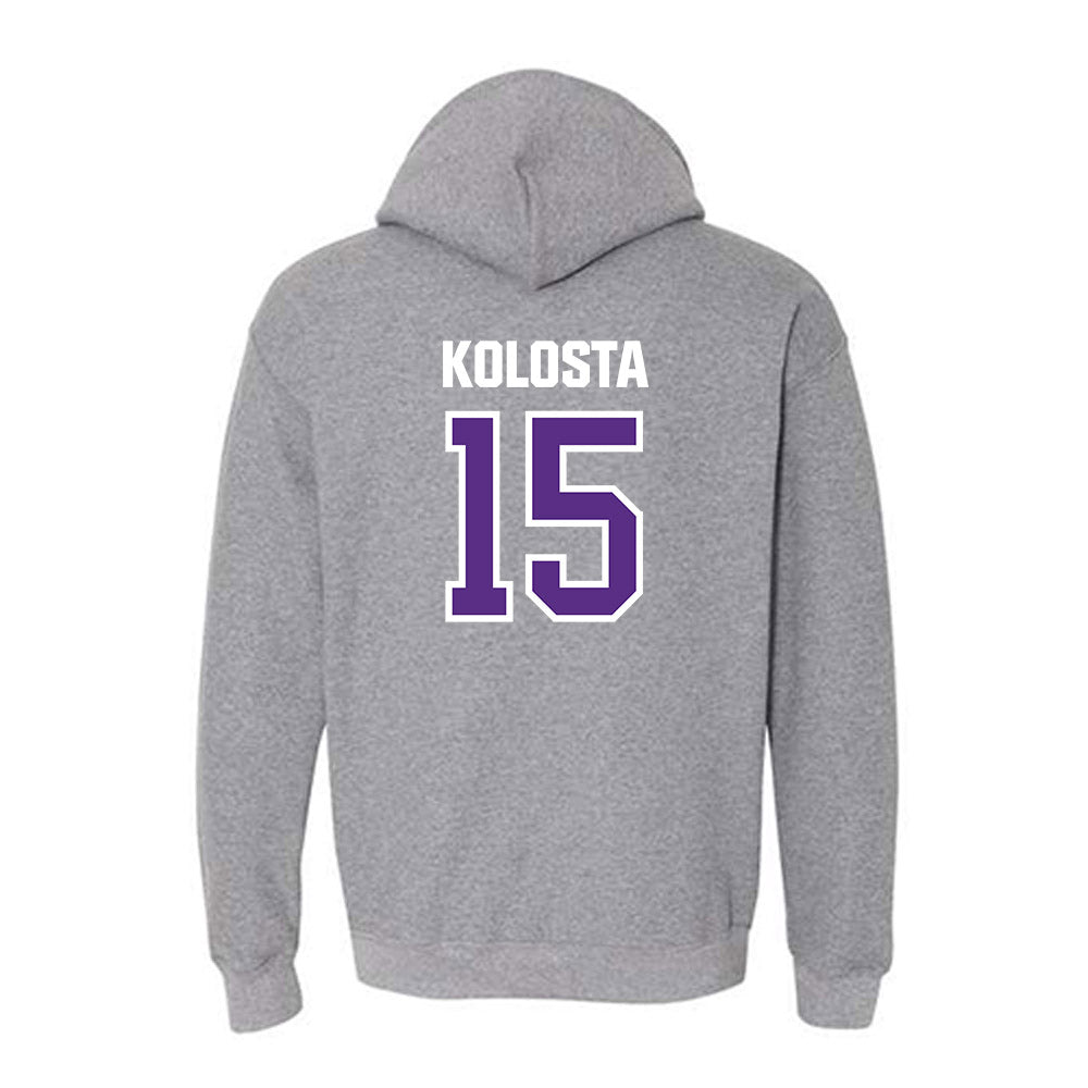 North Alabama - NCAA Women's Volleyball : Jenna Kolosta - Classic Shersey Hooded Sweatshirt-1