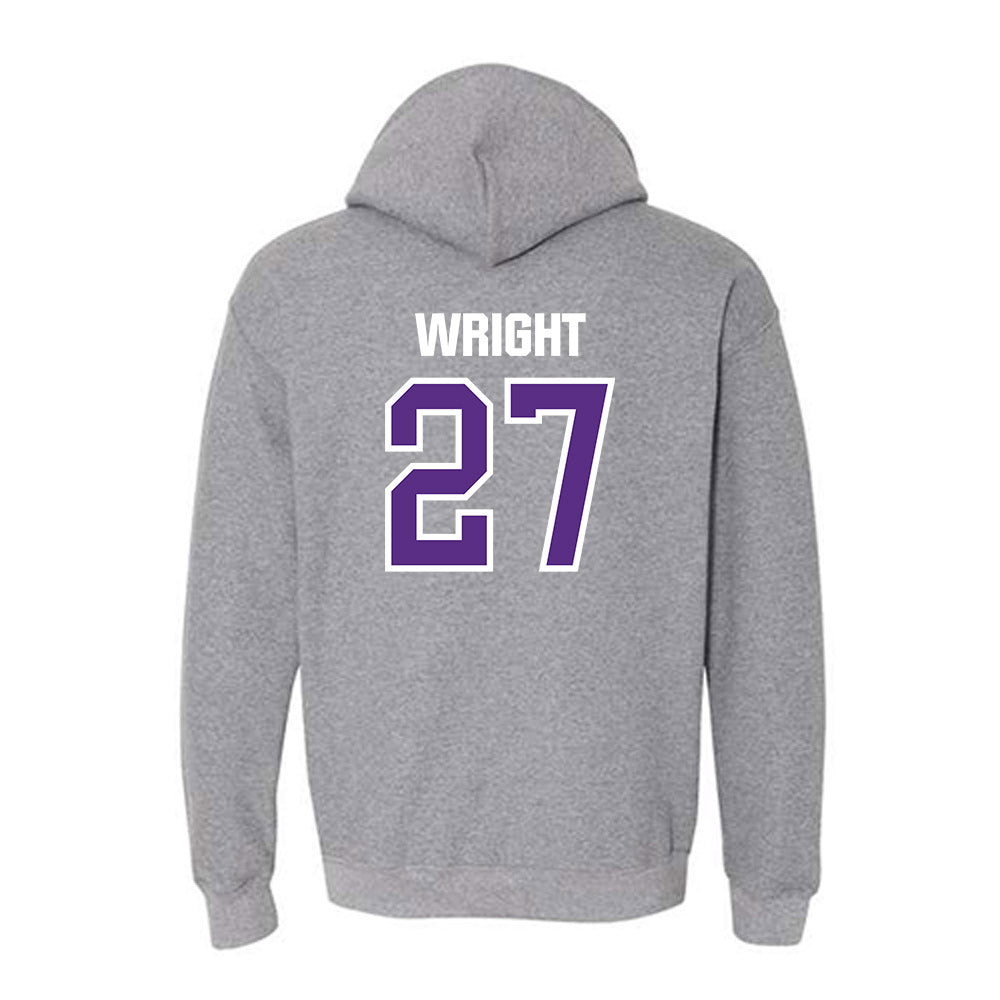 North Alabama - NCAA Softball : Claire Wright - Classic Shersey Hooded Sweatshirt-1
