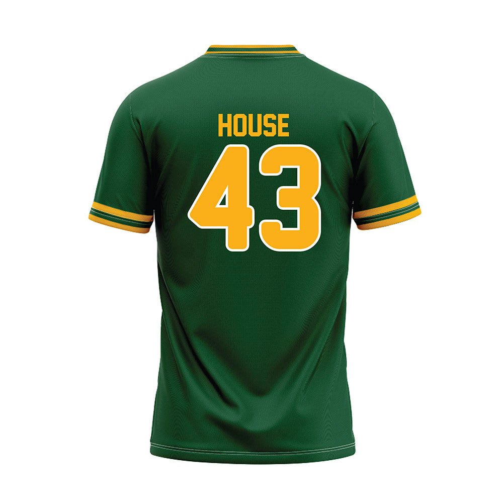 UAB - NCAA Baseball : brooks house house - Green Baseball Jersey-1