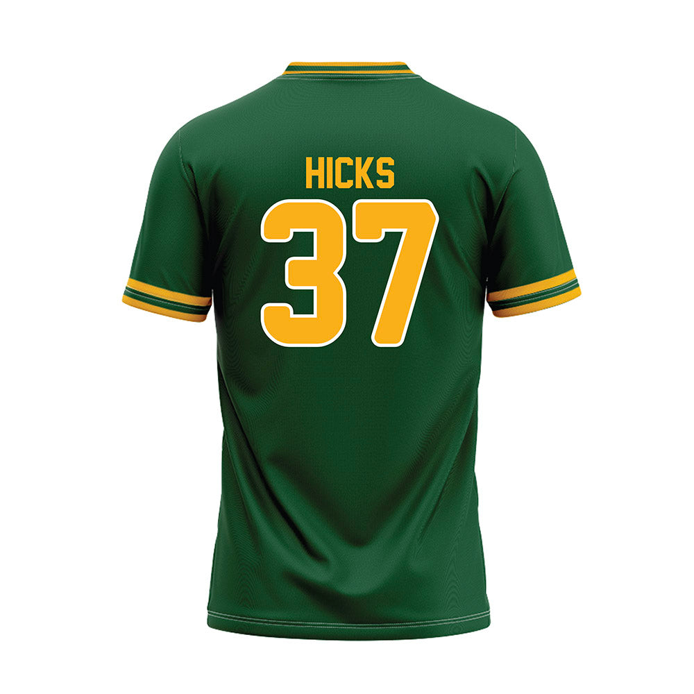UAB - NCAA Baseball : Justin Hicks - Green Baseball Jersey-1