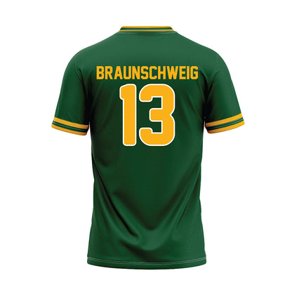 UAB - NCAA Baseball : Logan Braunschweig - Green Baseball Jersey-1