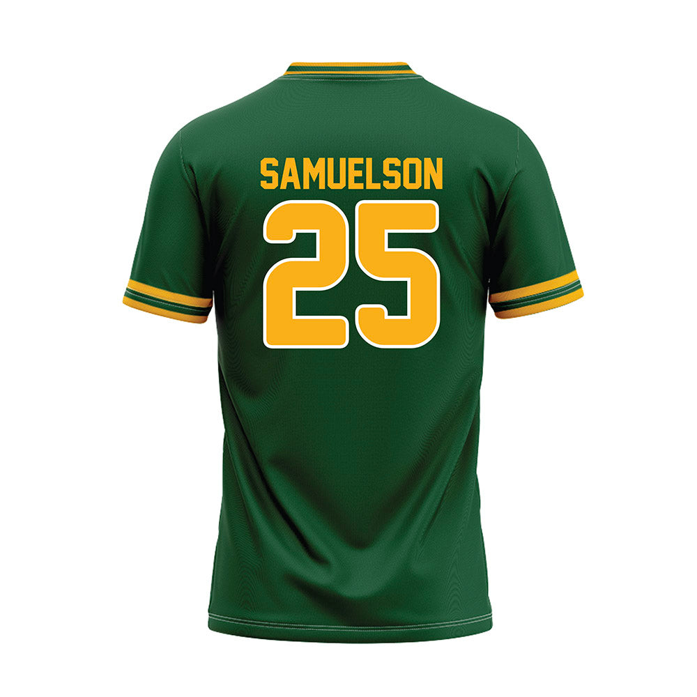 UAB - NCAA Baseball : Carter Samuelson - Green Baseball Jersey-1