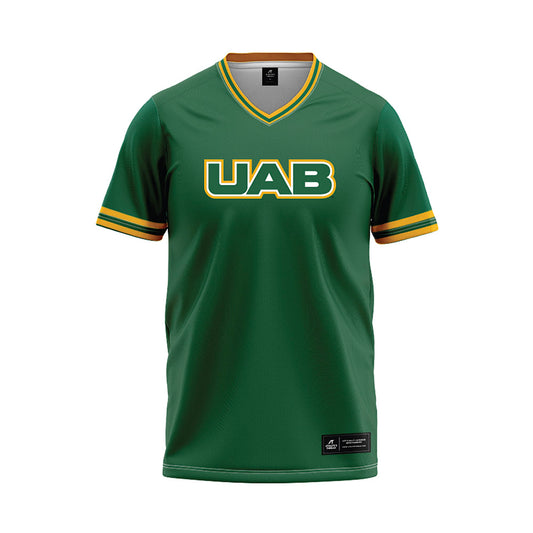 UAB - NCAA Baseball : Jay Fuller - Green Baseball Jersey-0