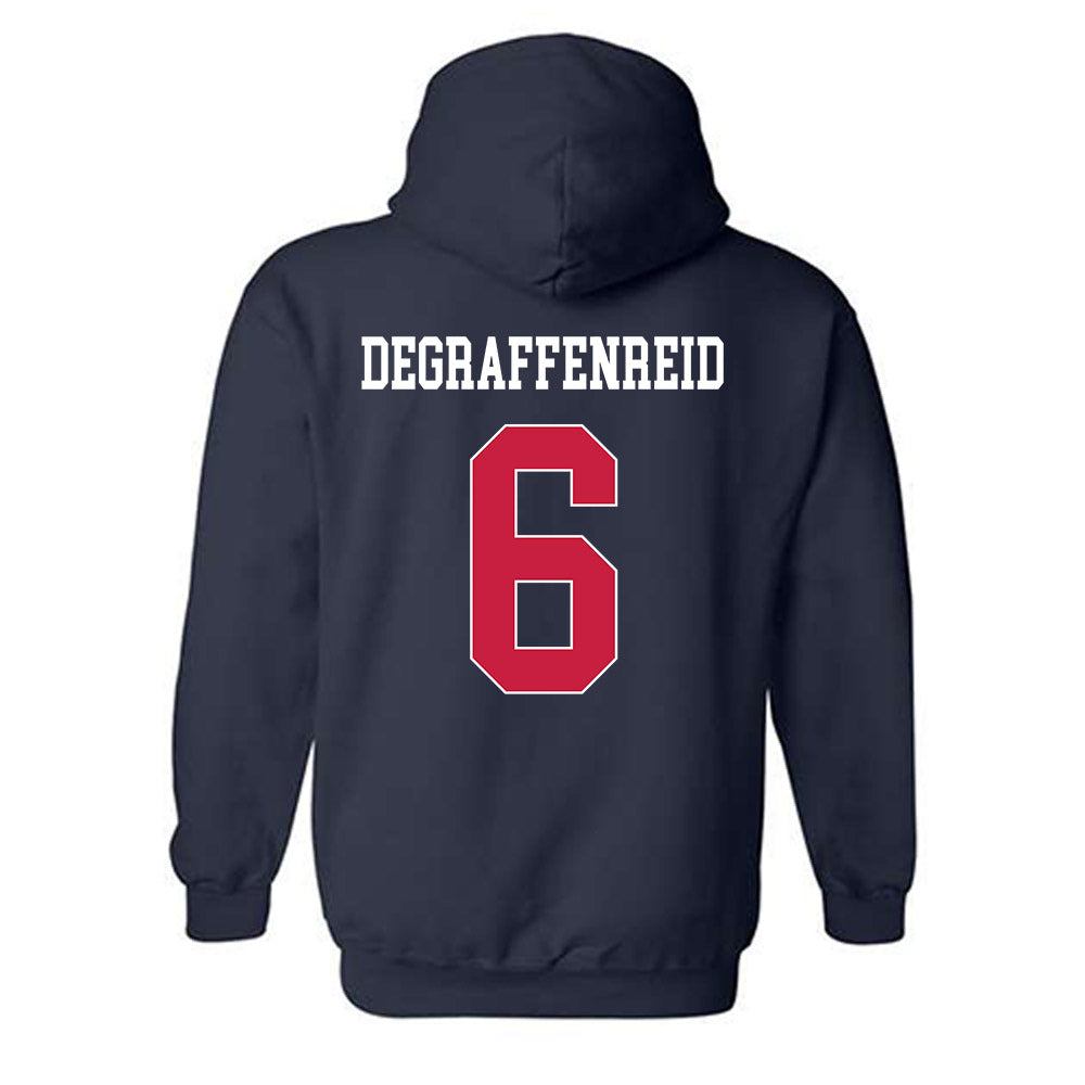 South Alabama - NCAA Football : Kaydon Degraffenreid - Classic Fashion Shersey Hooded Sweatshirt-1