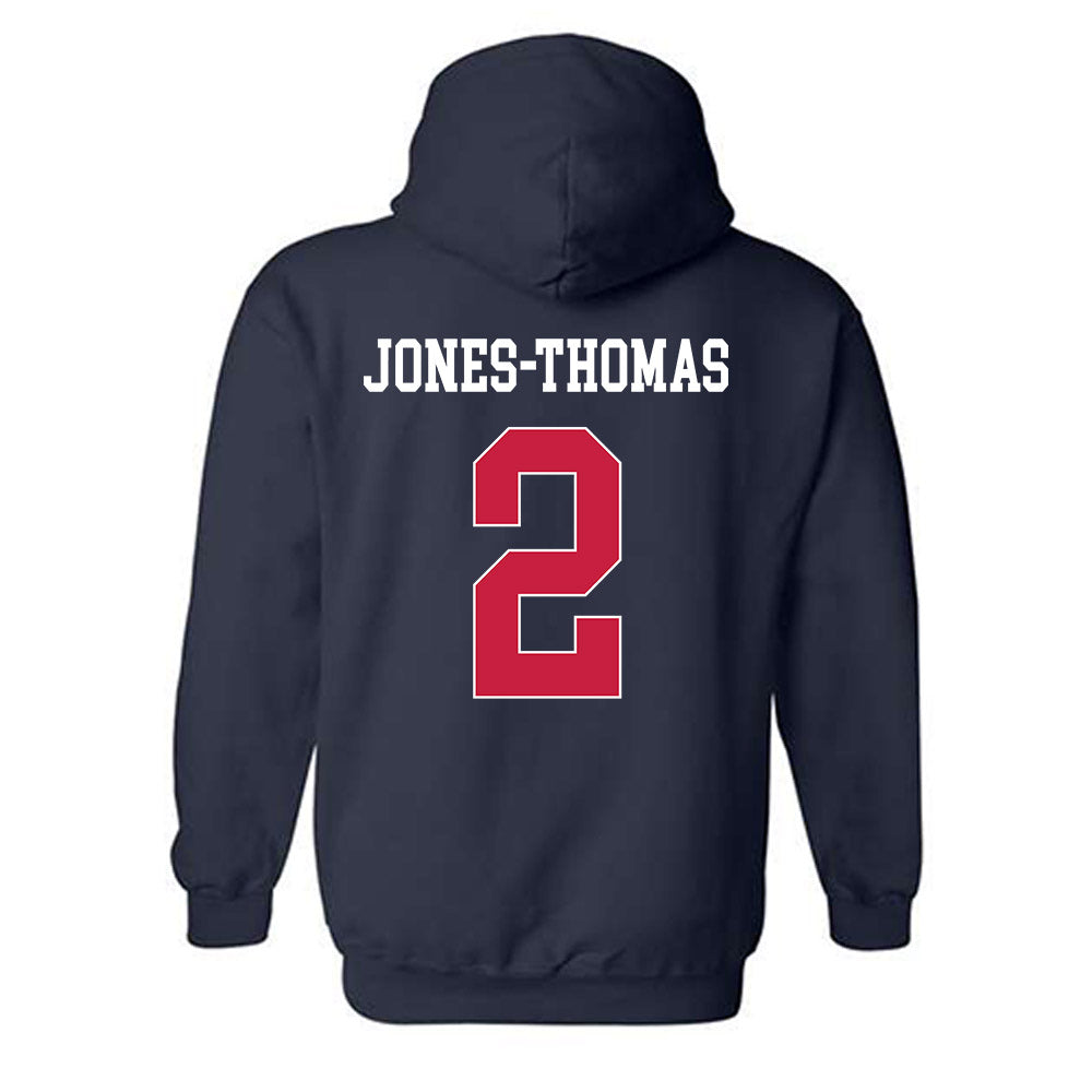 South Alabama - NCAA Football : Jeremiah Jones-Thomas - Classic Fashion Shersey Hooded Sweatshirt-1