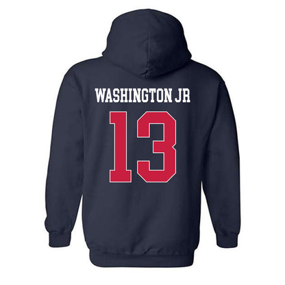 South Alabama - NCAA Football : Jarvis Washington Jr - Classic Fashion Shersey Hooded Sweatshirt-1