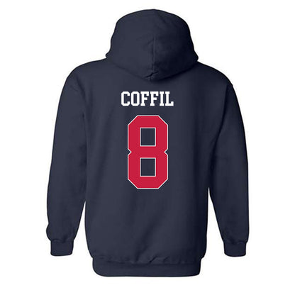 South Alabama - NCAA Women's Basketball : Terren Coffil - Classic Fashion Shersey Hooded Sweatshirt-1