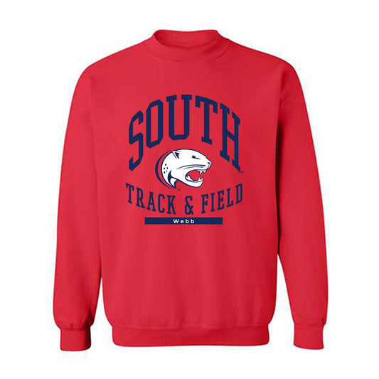 South Alabama - NCAA Men's Track & Field : Bo Webb - Classic Fashion Shersey Crewneck Sweatshirt-0