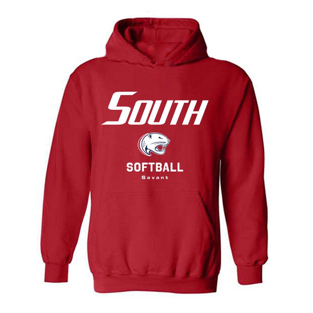 South Alabama - NCAA Softball : Kylee Savant - Classic Fashion Shersey Hooded Sweatshirt-0