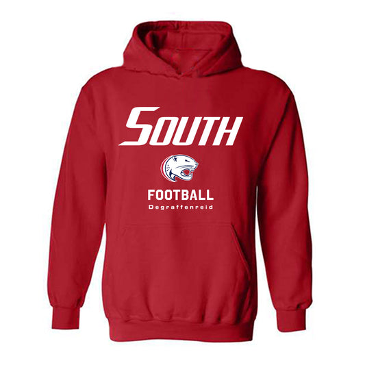South Alabama - NCAA Football : Kaydon Degraffenreid - Classic Fashion Shersey Hooded Sweatshirt-0