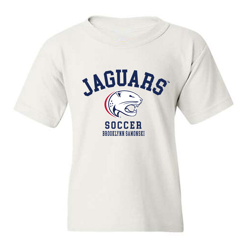 South Alabama - NCAA Women's Soccer : Brooklynn Samonski - Classic Fashion Shersey Youth T-Shirt-0