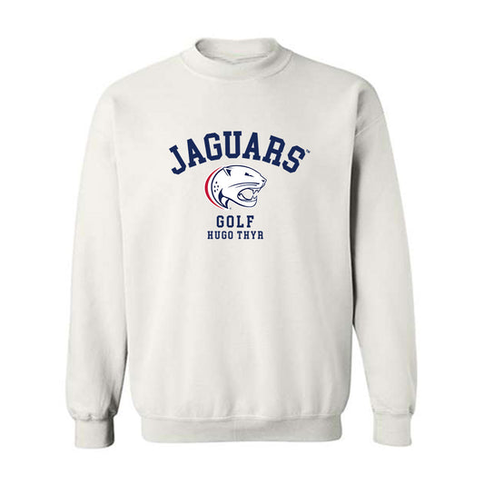 South Alabama - NCAA Men's Golf : Hugo Thyr - Classic Fashion Shersey Crewneck Sweatshirt-0