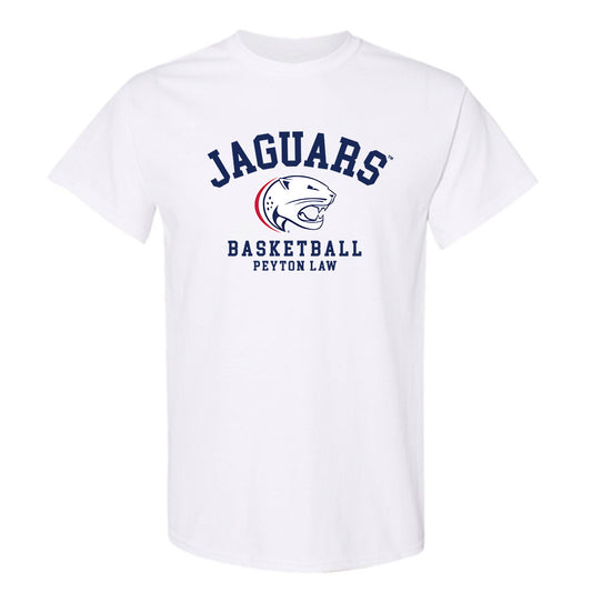 South Alabama - NCAA Men's Basketball : Peyton Law - Classic Fashion Shersey T-Shirt-0