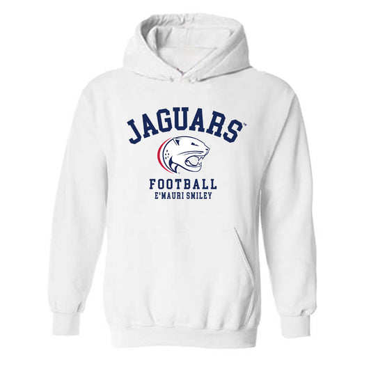 South Alabama - NCAA Football : E'Mauri Smiley - Classic Fashion Shersey Hooded Sweatshirt-0