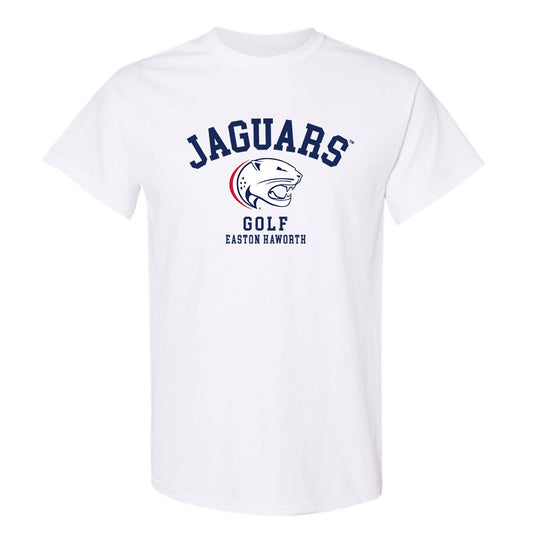 South Alabama - NCAA Men's Golf : Easton Haworth - Classic Fashion Shersey T-Shirt-0
