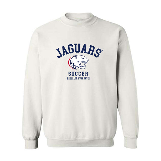 South Alabama - NCAA Women's Soccer : Brooklynn Samonski - Classic Fashion Shersey Crewneck Sweatshirt-0