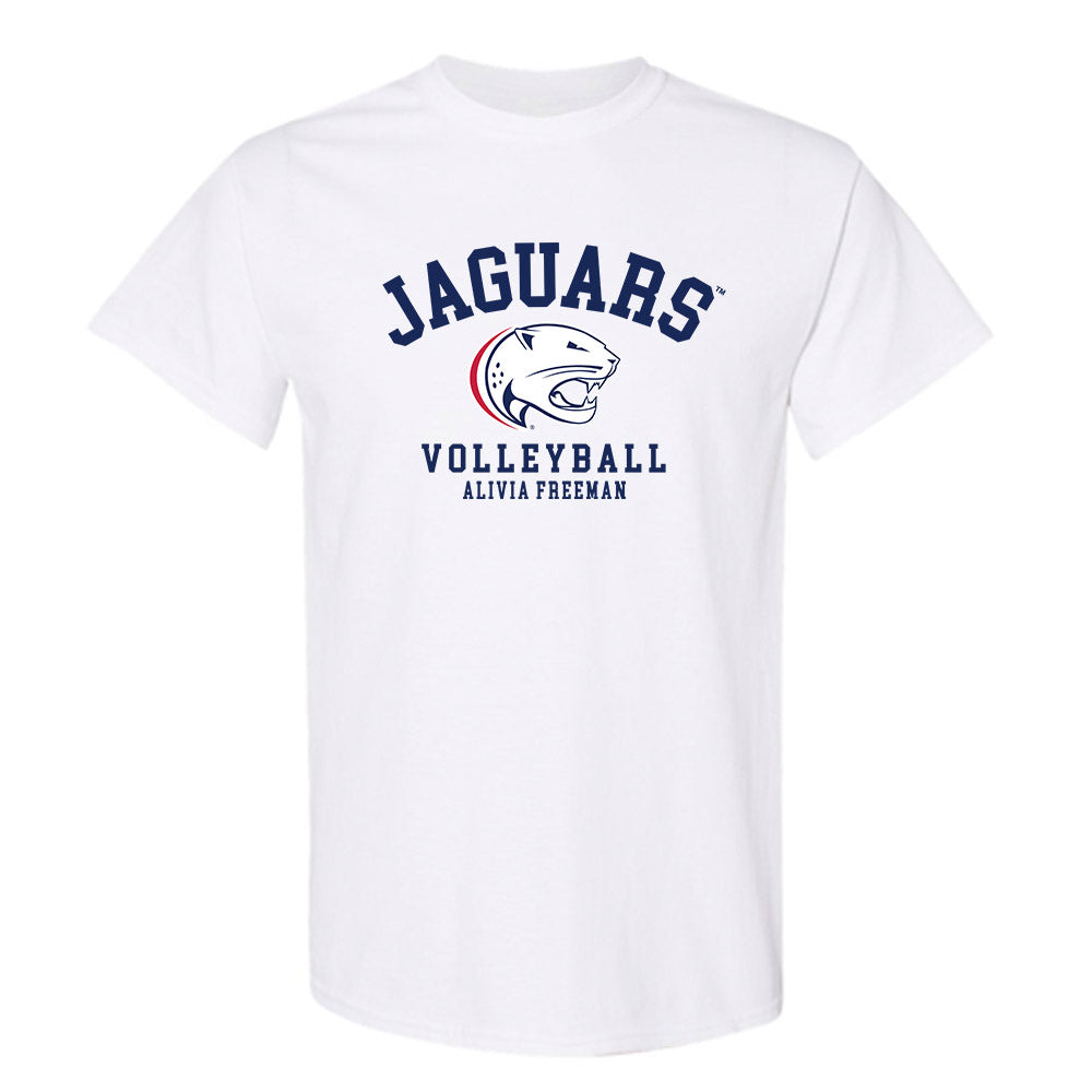 South Alabama - NCAA Women's Volleyball : Alivia Freeman - Classic Fashion Shersey T-Shirt-0
