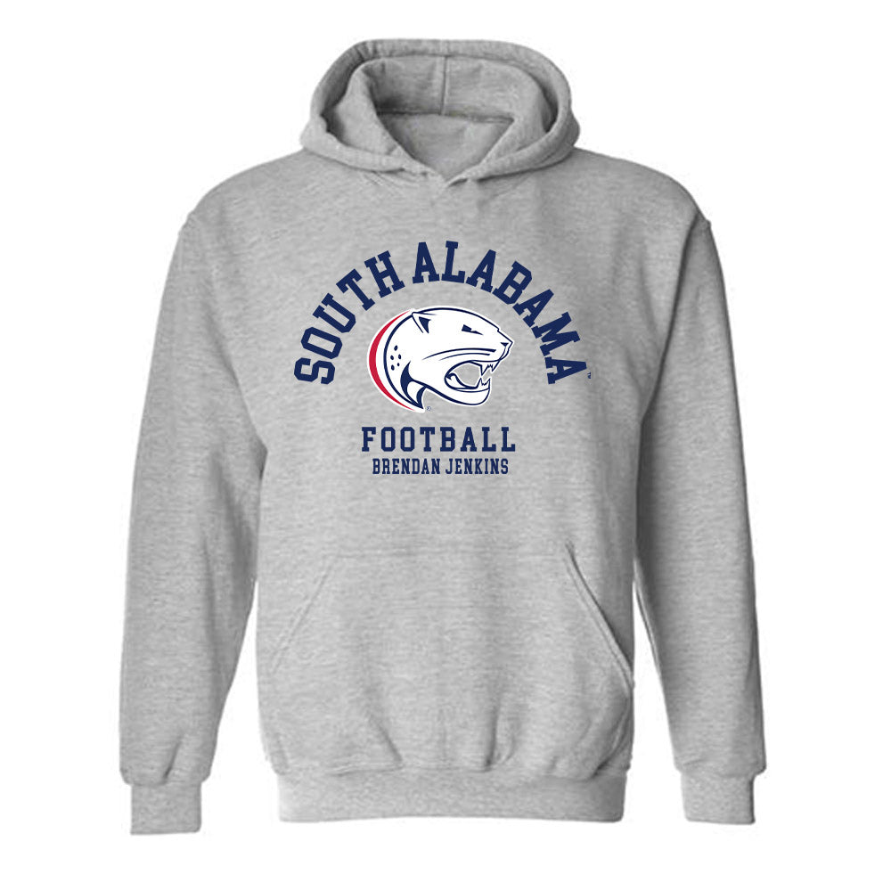 South Alabama - NCAA Football : Brendan Jenkins - Classic Fashion Shersey Hooded Sweatshirt-0